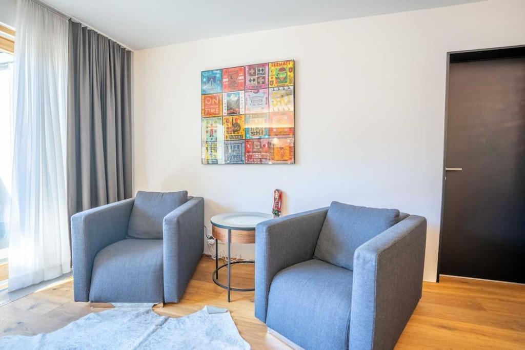 Moderne Wohnung Mit Ausblick Und Viel Sonne Zermatt Exterior foto